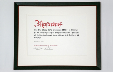 Wir sind ein Meisterbetrieb